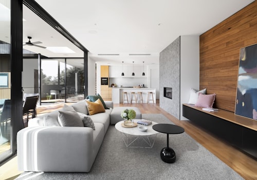Luxury interior with large windows