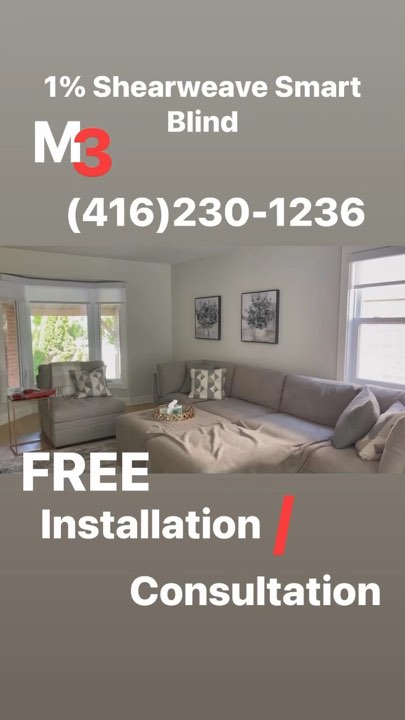 Video: 1% Shearweave roller shades in a living room and dining room
